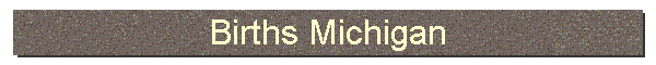 Births Michigan