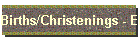Births/Christenings - Ellhofen, Neckarkreis, Wuerttemberg