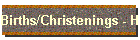 Births/Christenings - Hohenstaufen, Donaukreis, Wuerttemberg