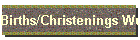 Births/Christenings Wuerttemberg
