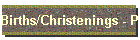 Births/Christenings - Pflummern, Donaukreis, Wuerttemberg