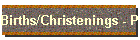 Births/Christenings - Pflummern, Donaukreis, Wuerttemberg